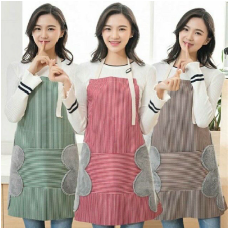 Tạp dề kèm khăn lau tay 2 bên hông