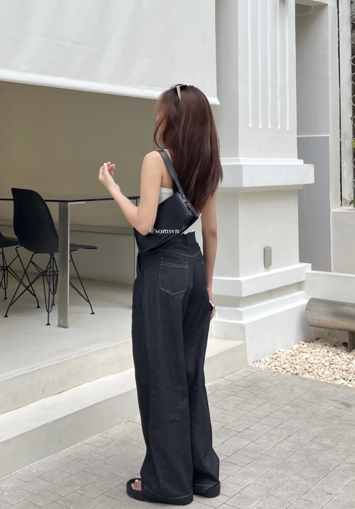 Quần jean dài ống rộng hack dáng - 𝐑𝐮𝐥𝐥𝐚 𝐩𝐚𝐧𝐭𝐬