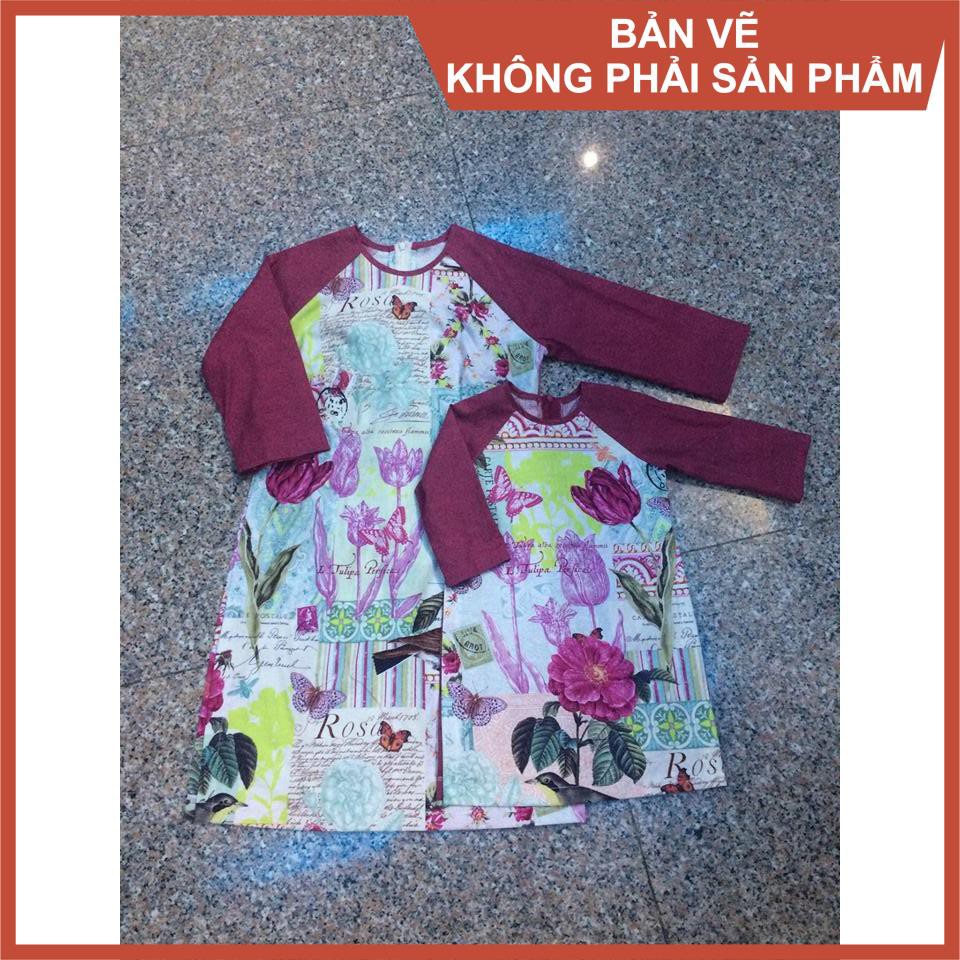 Rập giấy áo dài cách tân Ad02(áo + quần) (BẢN VẼ)