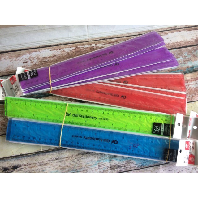 Thước kẻ dẻo - 20cm - 30 cm - 1 Cái