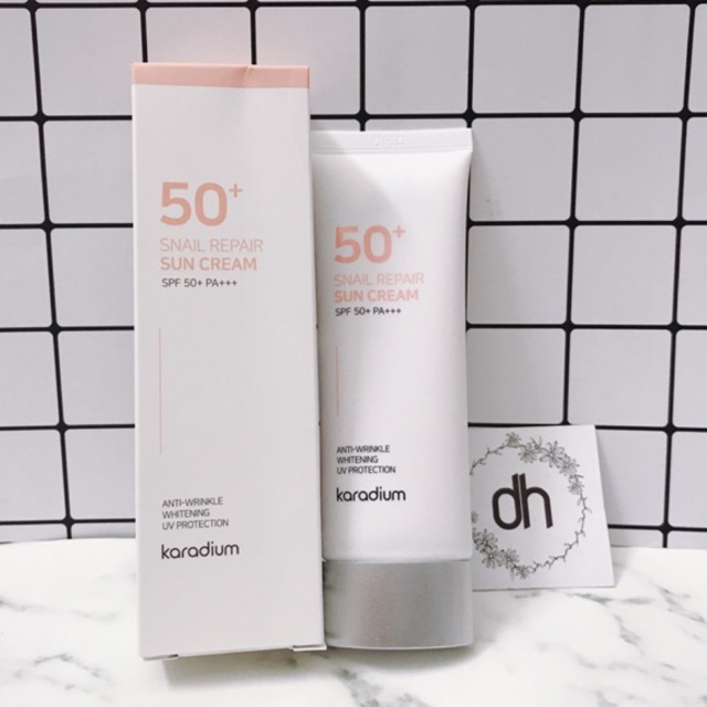 Kem chống nắng Karadium Snail Repair Sun Cream