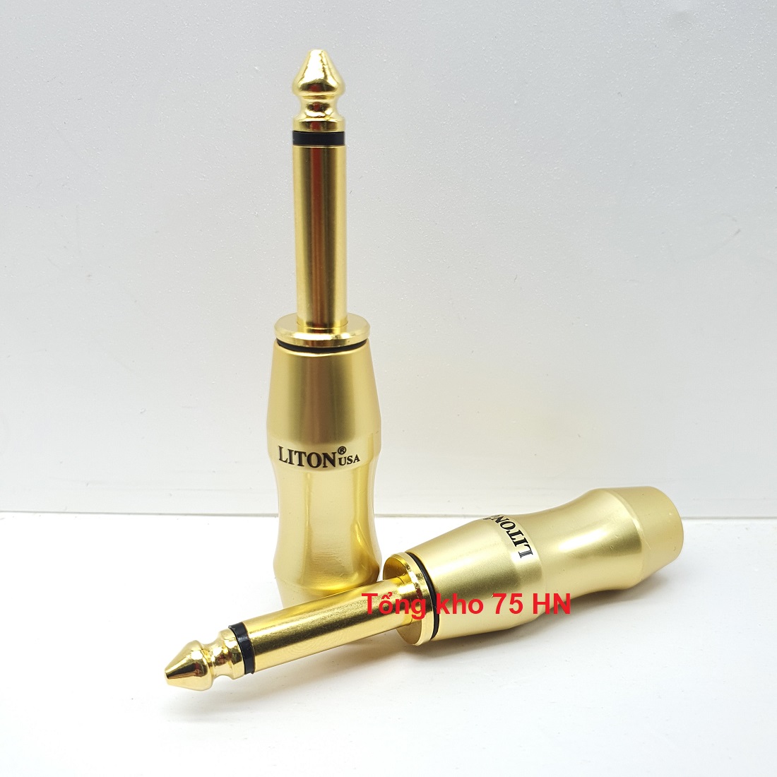 01 Jack Liton cao cấp 6.5mm Mono thẳng - jack hàn Liton USA