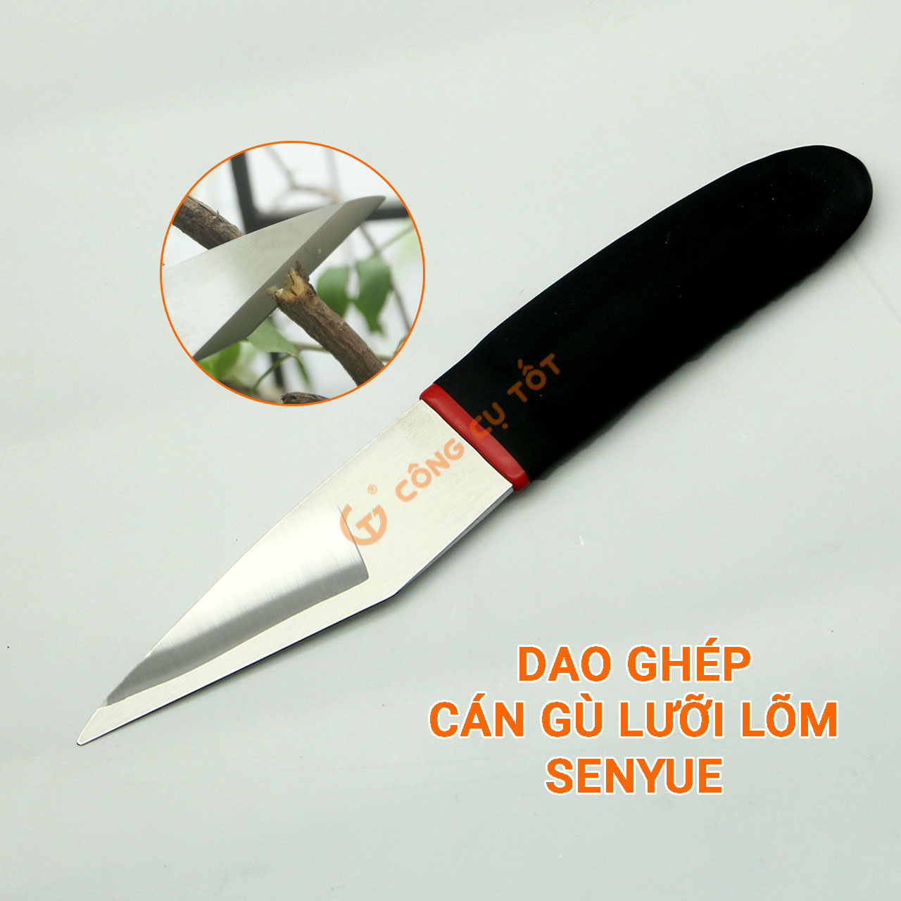 Dao ghép cành cây chuyên dụng cán gù