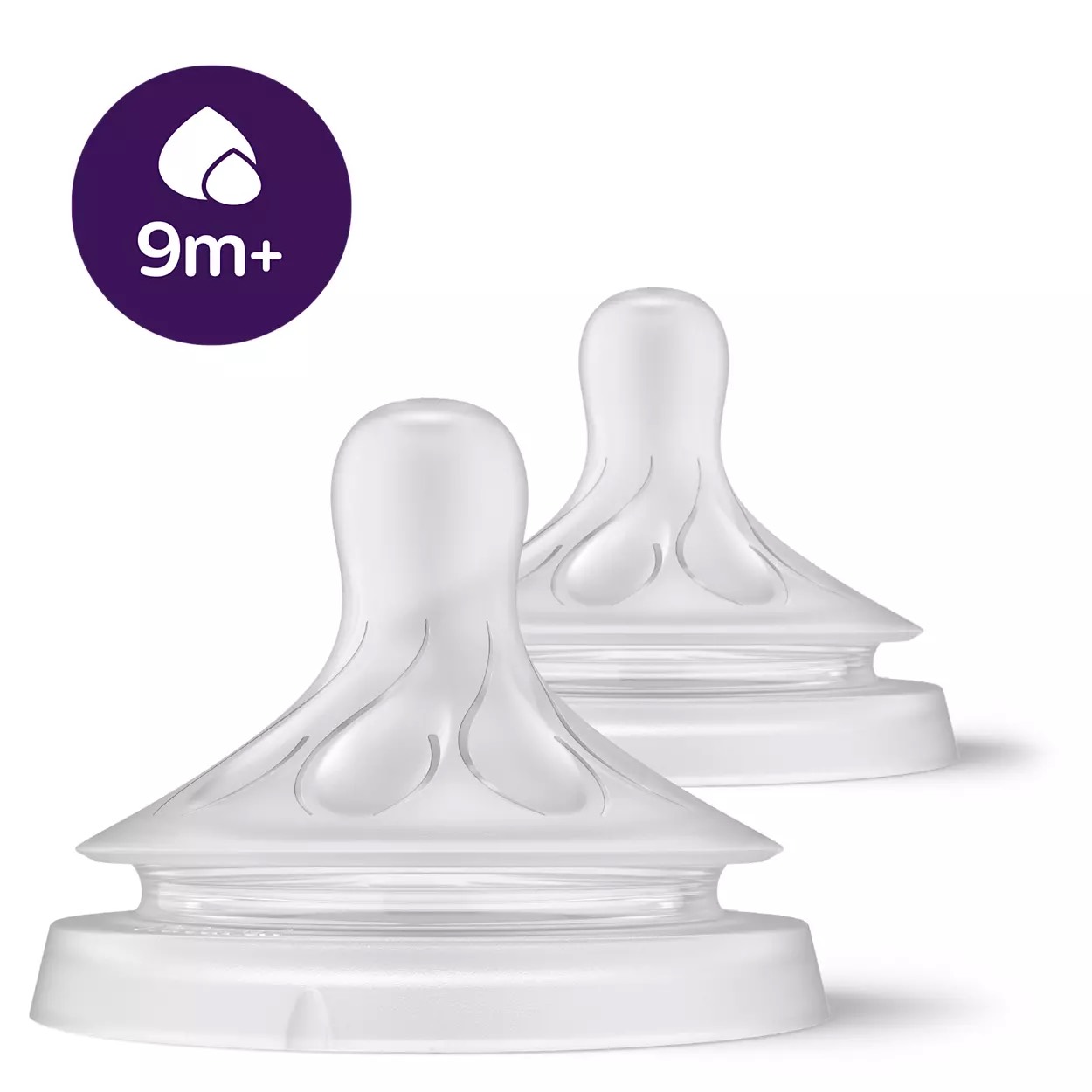 Núm ti bình sữa Philips AVENT mẫu mới ,đủ size [1,2,3,4,5,6 ]