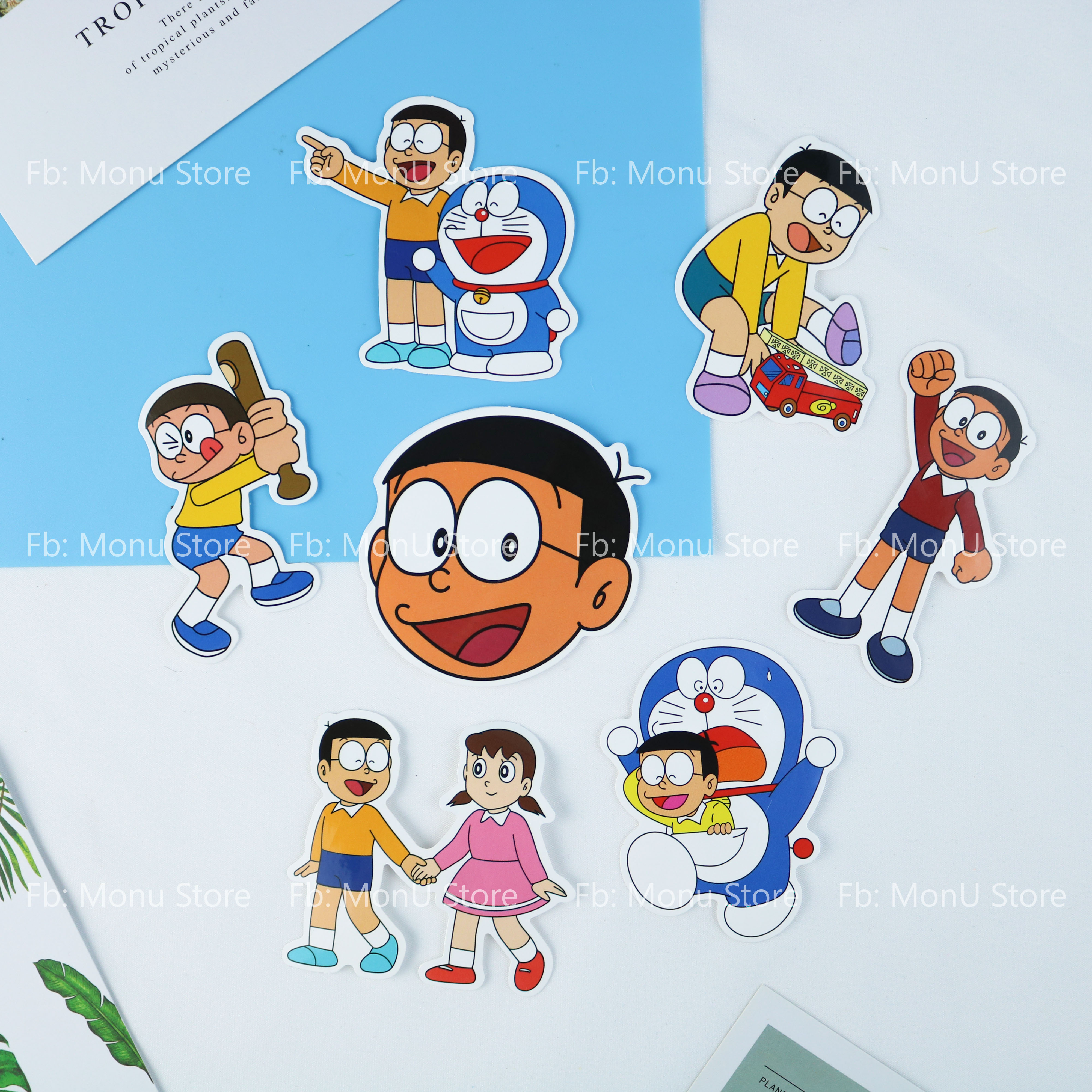 Hình dán sticker Doraemon chống nước dễ thương cute TooYoo