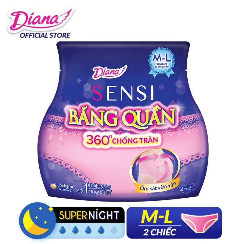Băng vệ sinh Diana Sensi ban đêm dạng quần size M-L cao cấp