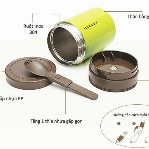 Bình ủ cháo  cho bé Lock&Lock 500ml LHC8024