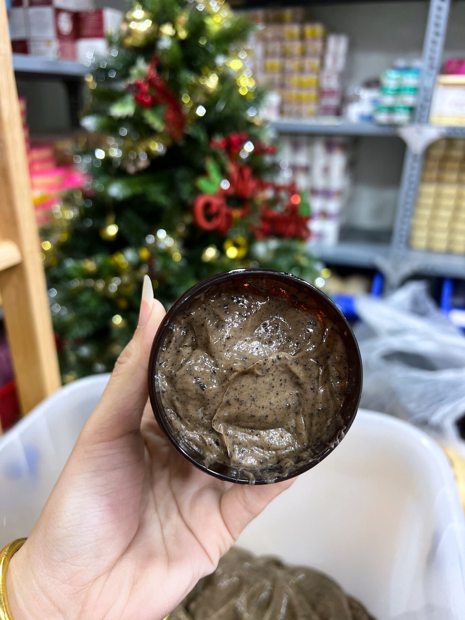 Lẻ hộp 500g tẩy tế bào cà phê sữa dừa