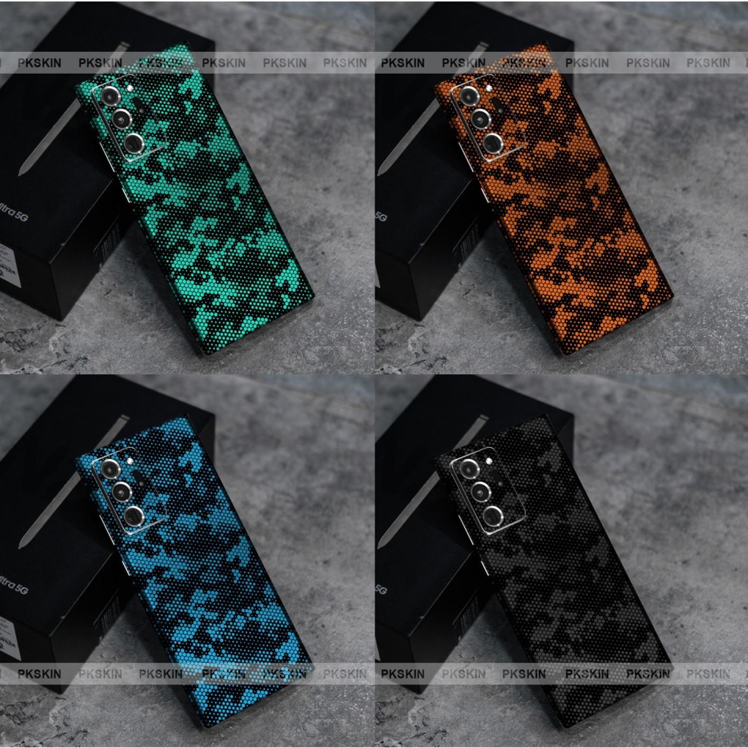 Miếng dán skin vân nổi samsung Note 20 , Note 20 ultra , samsung Note 10 , Note 10 plus full viền