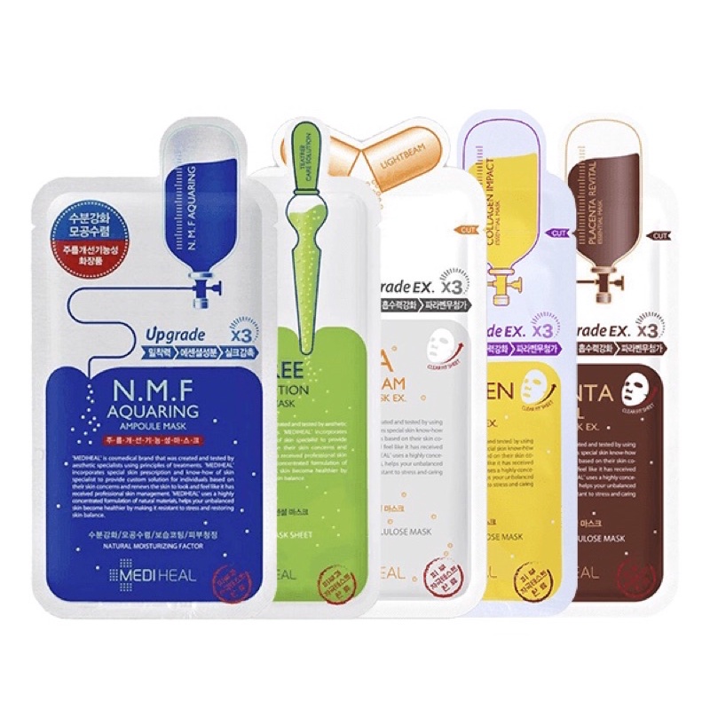 Mặt nạ giấy mediheal đủ các màu