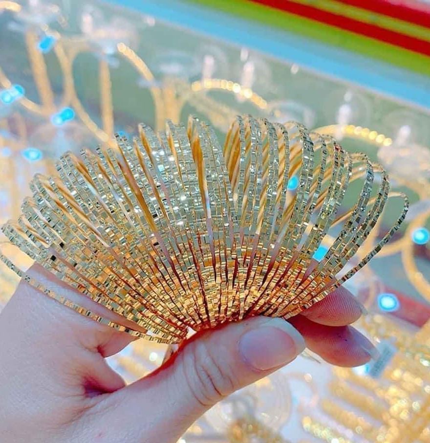 Ximen Nữ Bản Nhuyễn Chạm Trúc - Cắt Size Theo Ý Khách, Bền Màu, Không Dị Ứng - HX77508 - QJ - Dùng Làm Trang Sức Đeo Làm Đẹp Cực Sang - Trang Sức Cưới