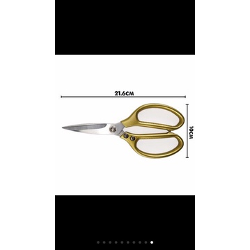 KÉO CẮT GÀ/THỰC PHẨM ĐA NĂNG CÁN THÉP SK5 (dài 21cm)