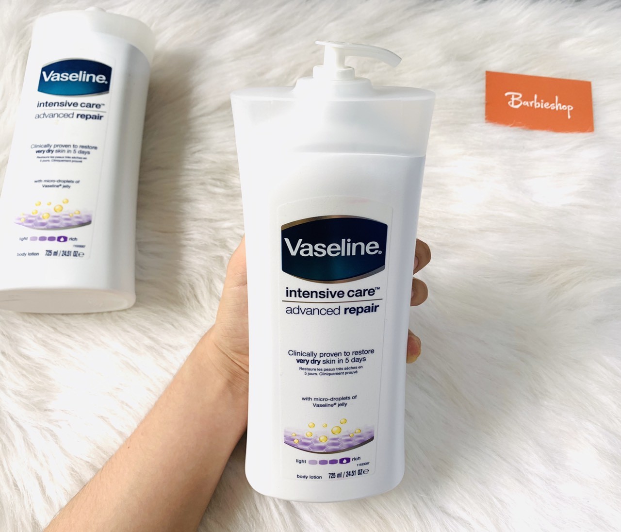 Sữa dưỡng thể trắng da toàn thân Vaseline  Mỹ - 725ml