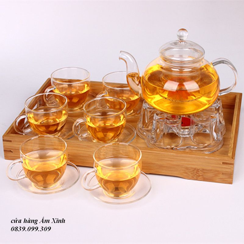 Chân Đế đốt nến dùng cho Ấm pha trà thủy tinh chịu nhiệt (Đường kính 15 cm)
