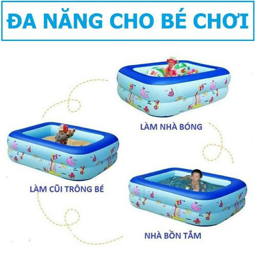 Bể bơi 1m2 2 tầng chống trượt