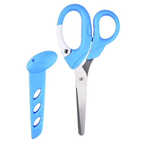 Kéo học sinh có nắp đậy điểm 10 thiên long tp-sc01