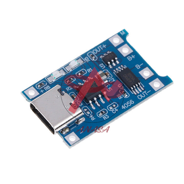 Mạch Sạc Pin Lithium 4.2V TP4056 1A Cổng TYPE-C