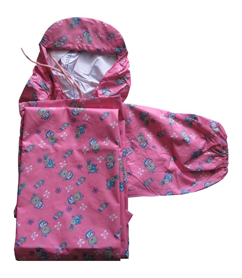 [HCM]Áo mưa bít trẻ em không xẻ tà (5 size) (họa tiết ngẫu nhiên)