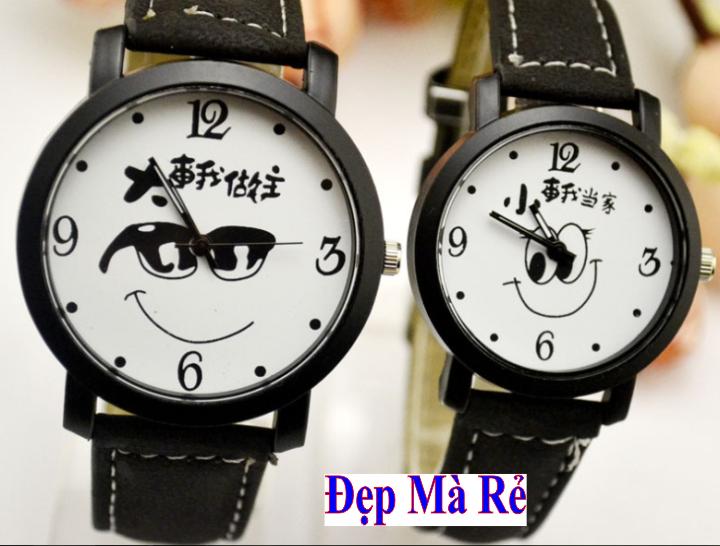 Đồng watch couple smiling face-sale price above is 2 PCs as picture
