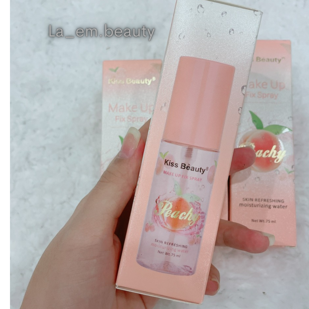 XỊT  GIỮ LỚP MAKE UP PEACHY FIX SPRAY