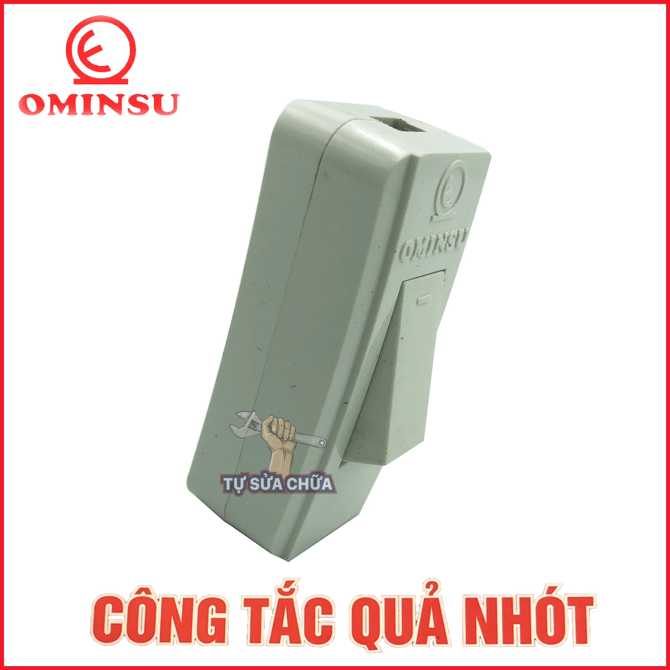 Ominsu QN1T Feed-Through Switch, Appliance Switch On/Off Button