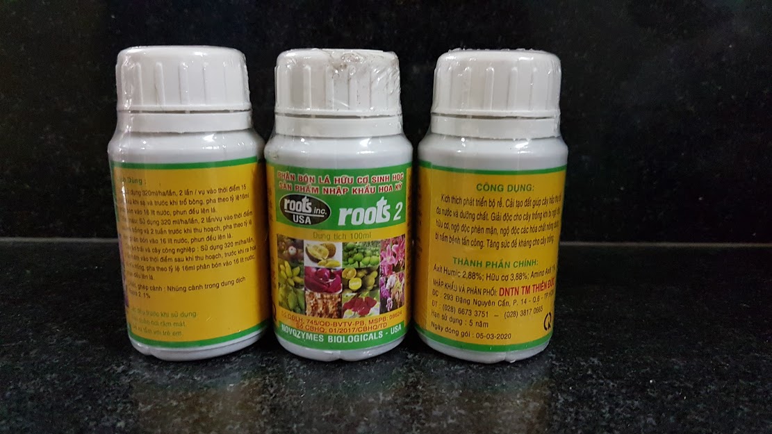 Phân bón lá hữu cơ sinh học roots2