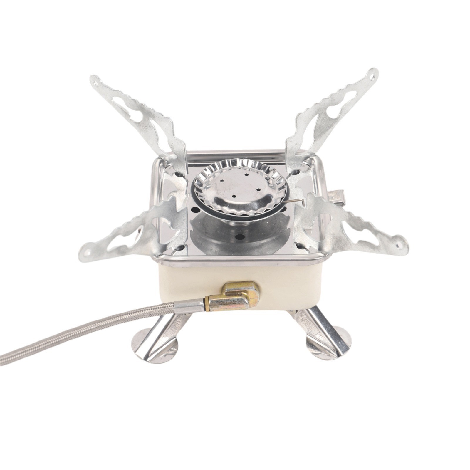 Bếp gas du lịch mini xếp gọn hợp kim thép cao cấp,van đánh lửa tự động điều chỉnh an toàn ( MẪU MỚI 2024 )
