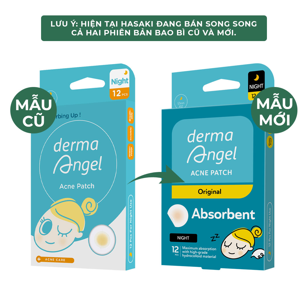Miếng Dán Mụn Derma Angel Hasaki Sản Phẩm Chính Hãng
