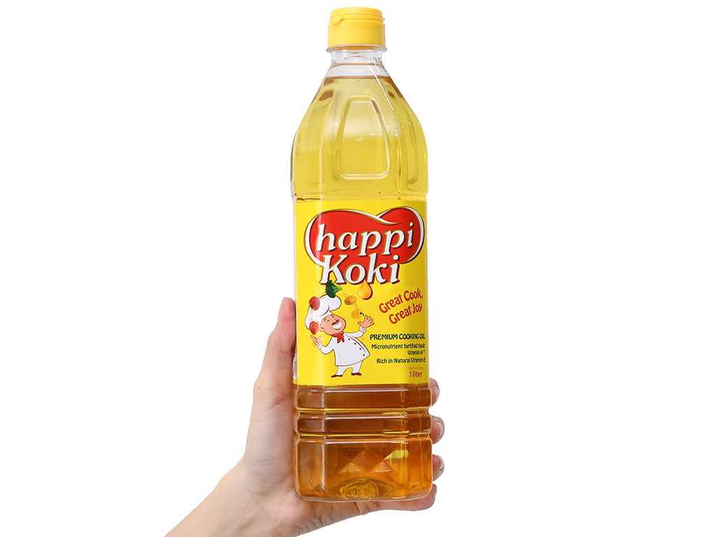 [HCM]Dầu Ăn Happi Koki 1 LÍT