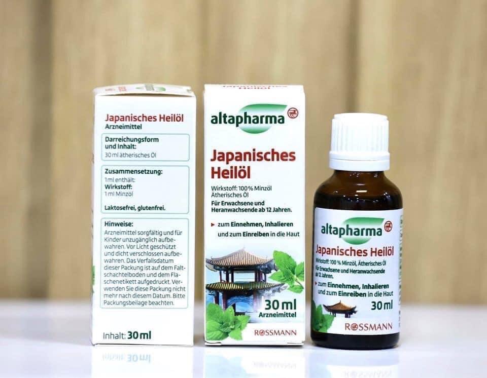 Dầu thảo dược của hãng altapharma