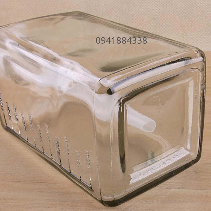 Bình Bơm Thủy Tinh 1100ml Kèm Vòi Xịt