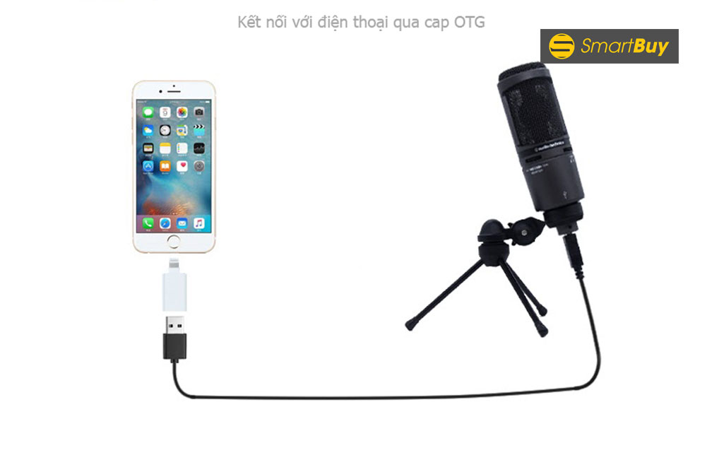 Micro thu âm Audio Technica AT2020USB+