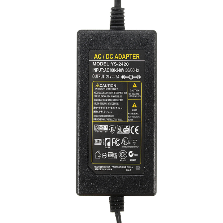 Nguồn Adapter 24V 2A Jack DC 5.5x2.1mm