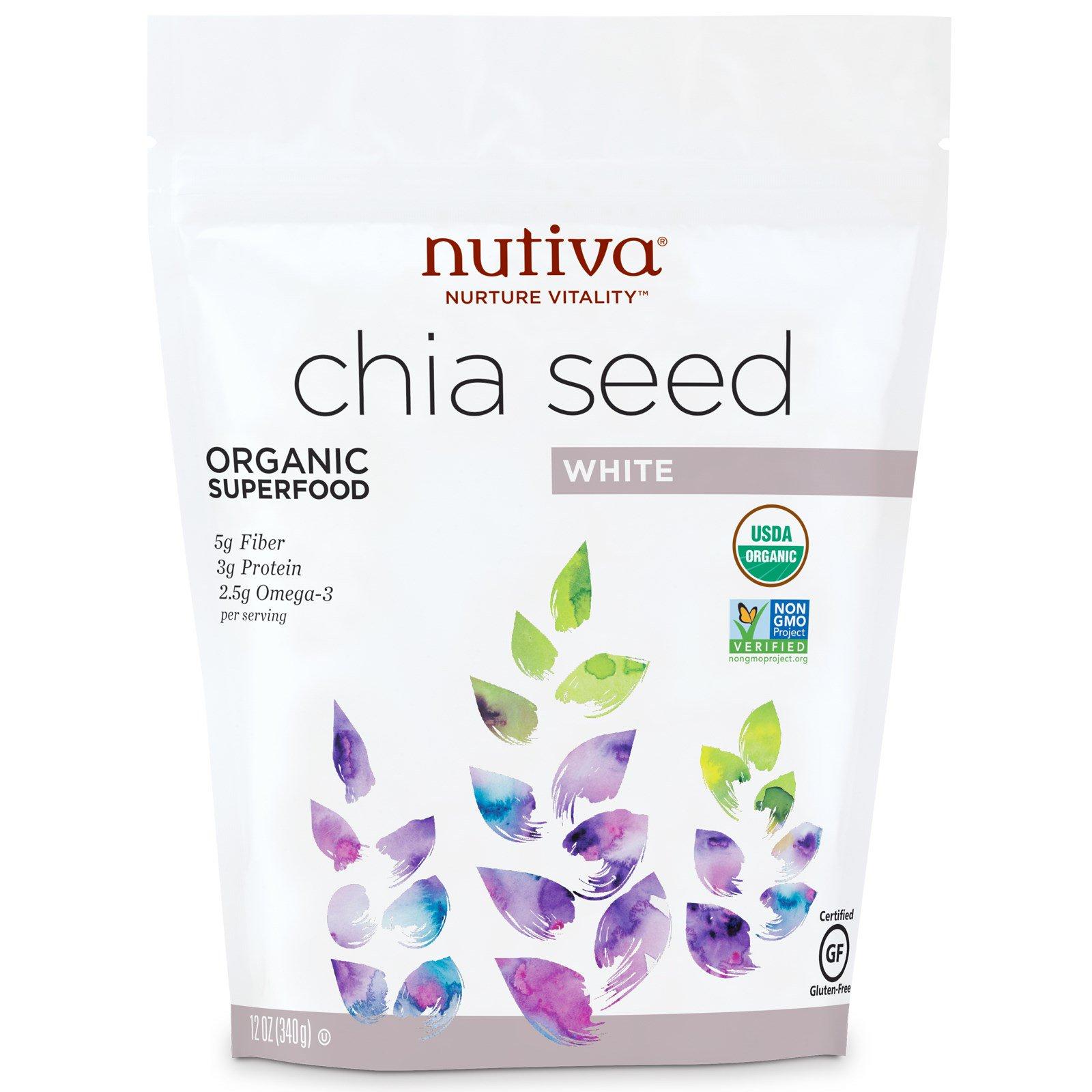 Hạt Chia Trắng Nutiva 340g (Nhập khẩu)