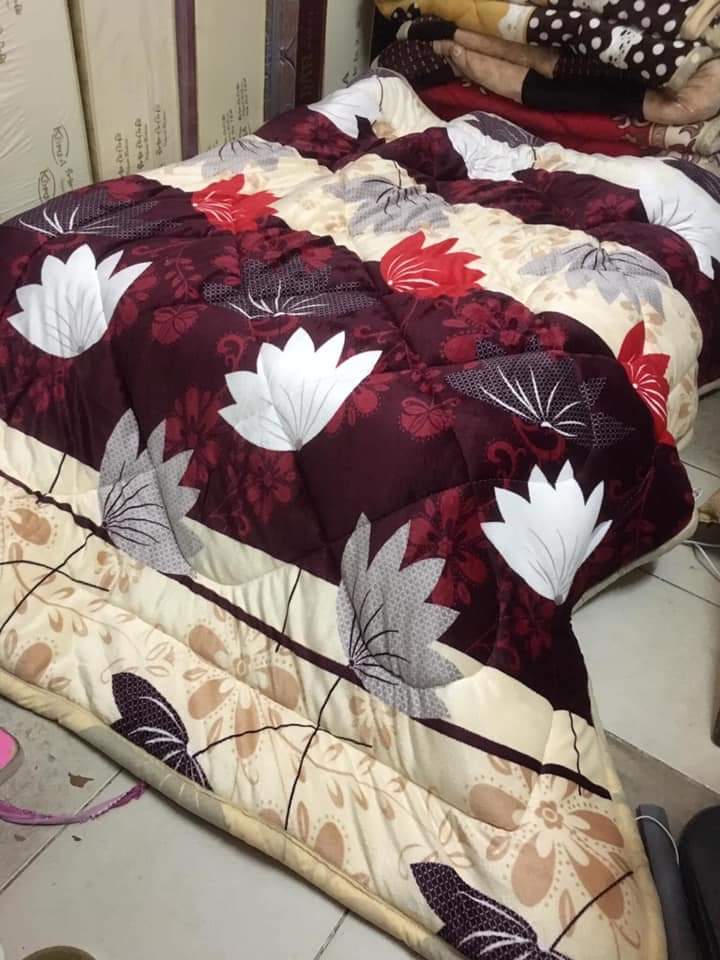 Chăn lông cừu 3 lớp dày siêu ấm 2,5kg.