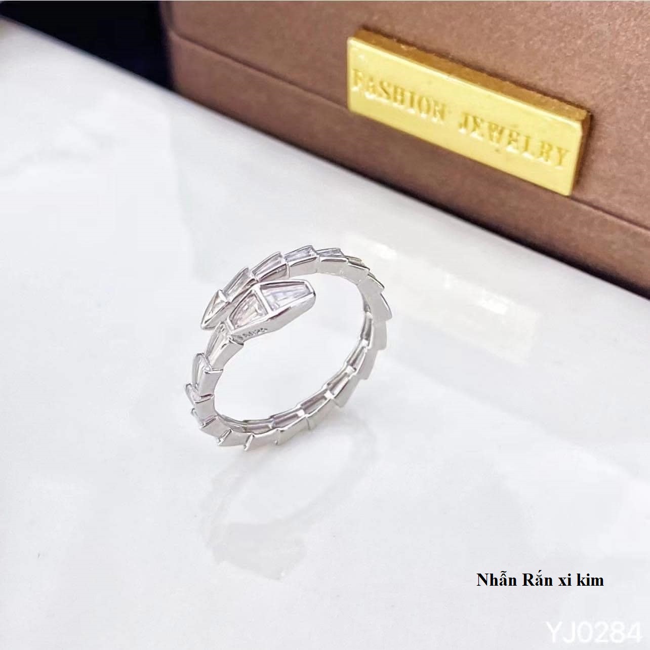 Nhẫn rắn bạc ta mẫu mới nam nữ đều đeo được
