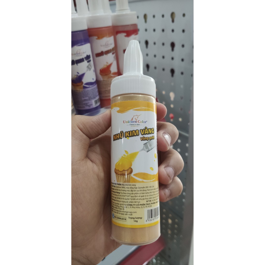 Bột Màu Nhũ Ánh Kim Unicorn Color 10gr