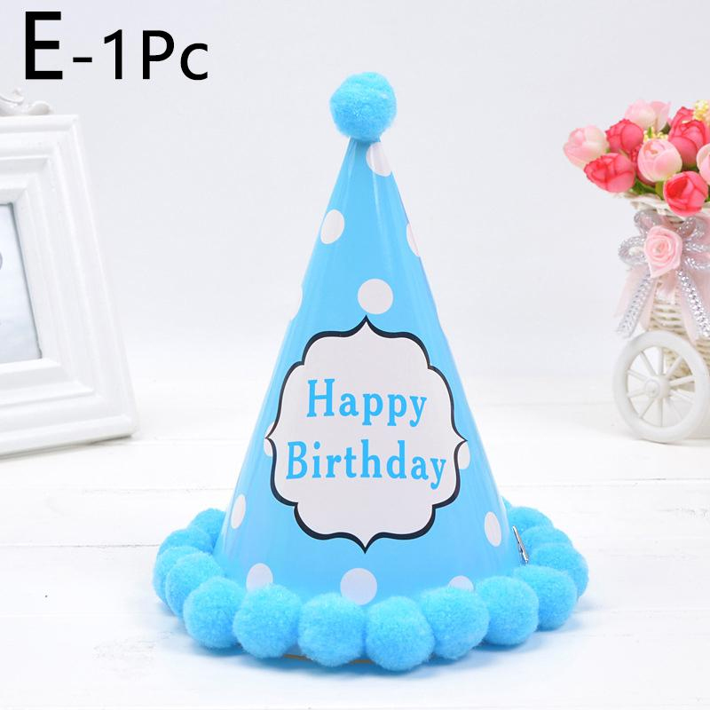 Nón mũ sinh nhật happy birthday viền bông - Diệp Linh