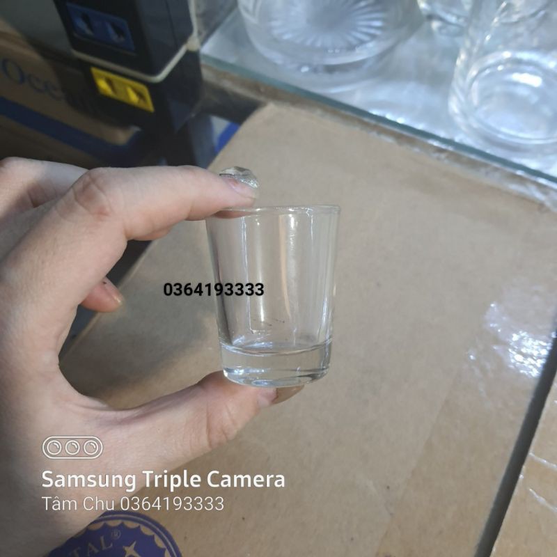 Ly rượu thủy tinh Ly mắt trâu giá sỉ