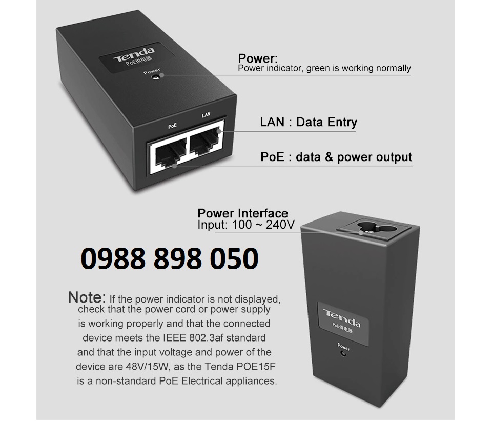 Adapter Nguồn Poe Camera HIKVISION Loại Tốt