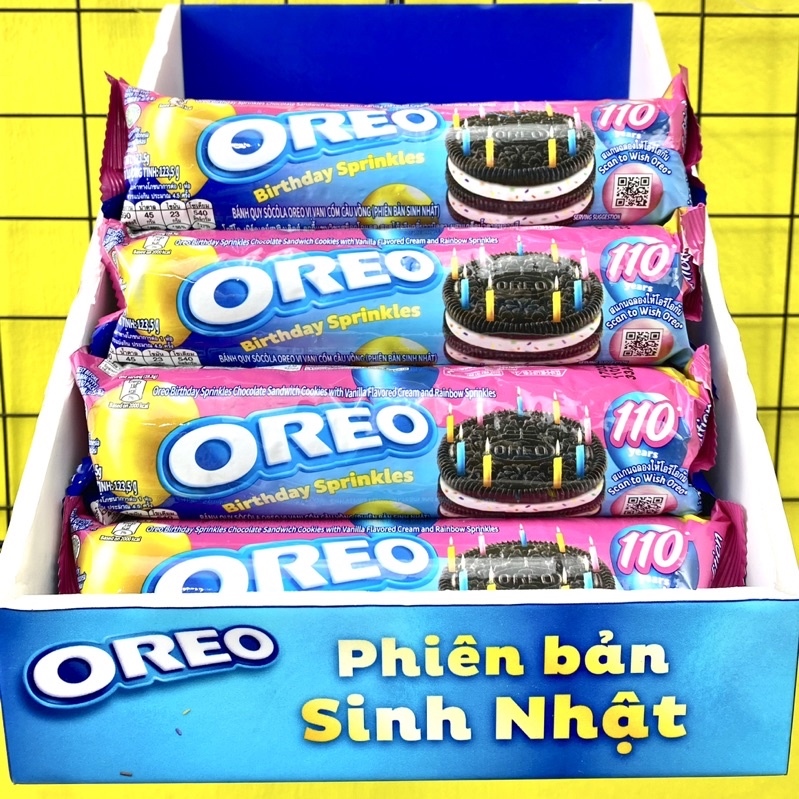 ☬ Bánh quy Oreo vị vani cốm cầu vồng(Birthday Sprinkles)