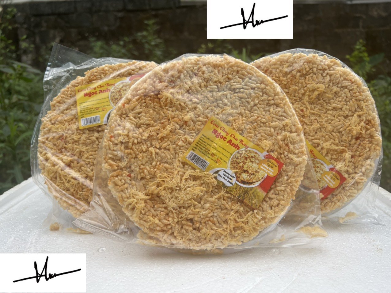 Combo 2 bịch cơm cháy chà bông giòn ngon đậm vị