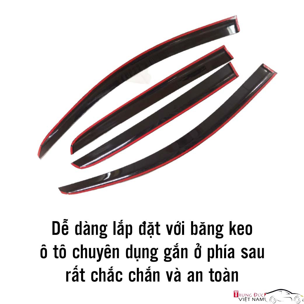 Bộ vè che mưa chỉ mạ crom cho xe MAZDA CX8