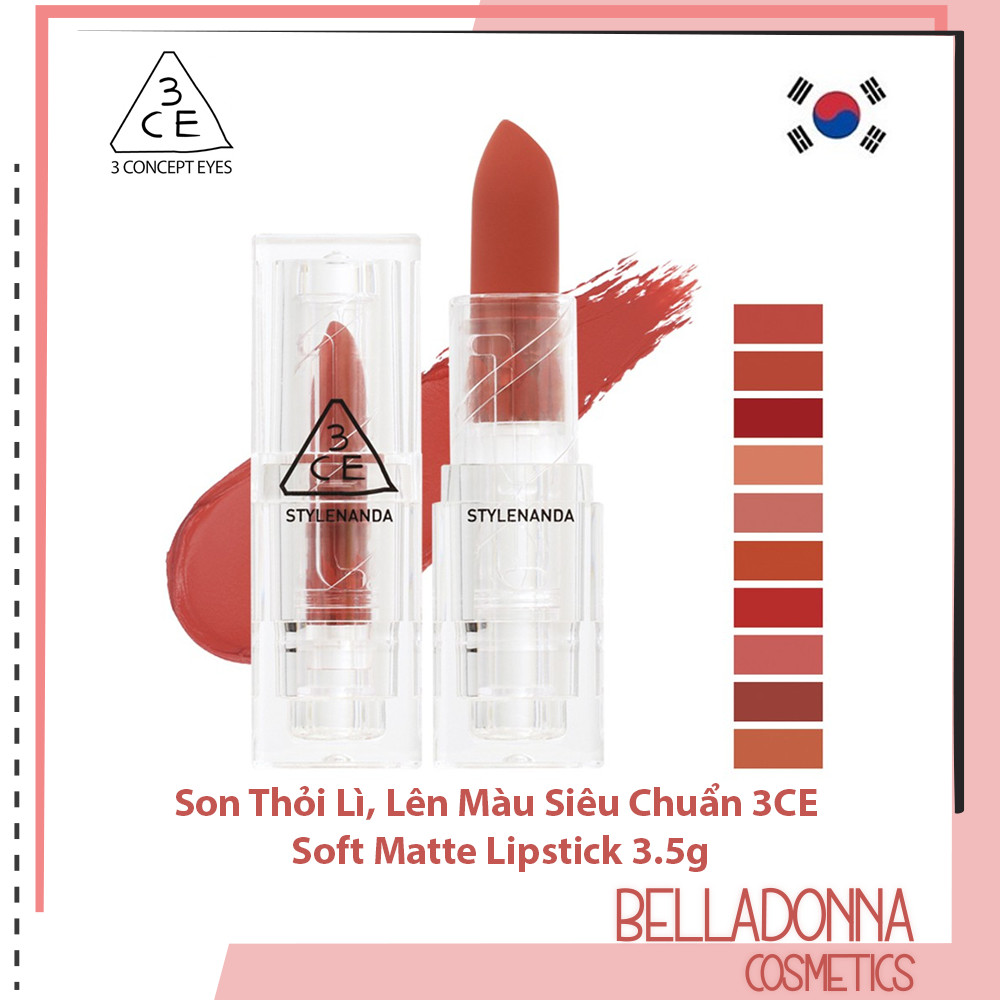 Son kem siêu lì 3CE Liquid Lip Color # Charmed