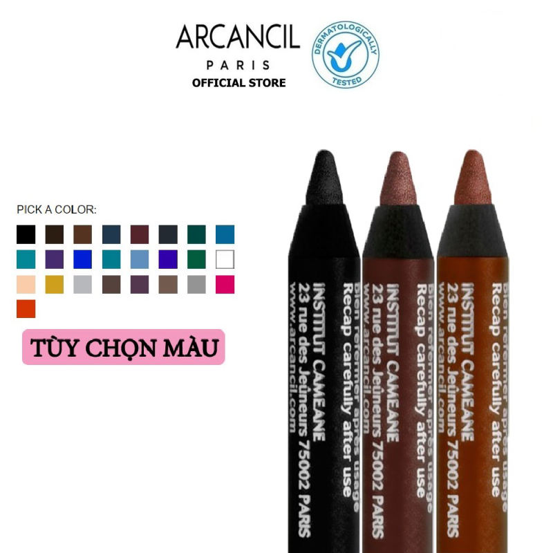 Chì kẻ mắt Arcancil không thấm nước Starliner - Waterproof eyeliner pencil 1.1g