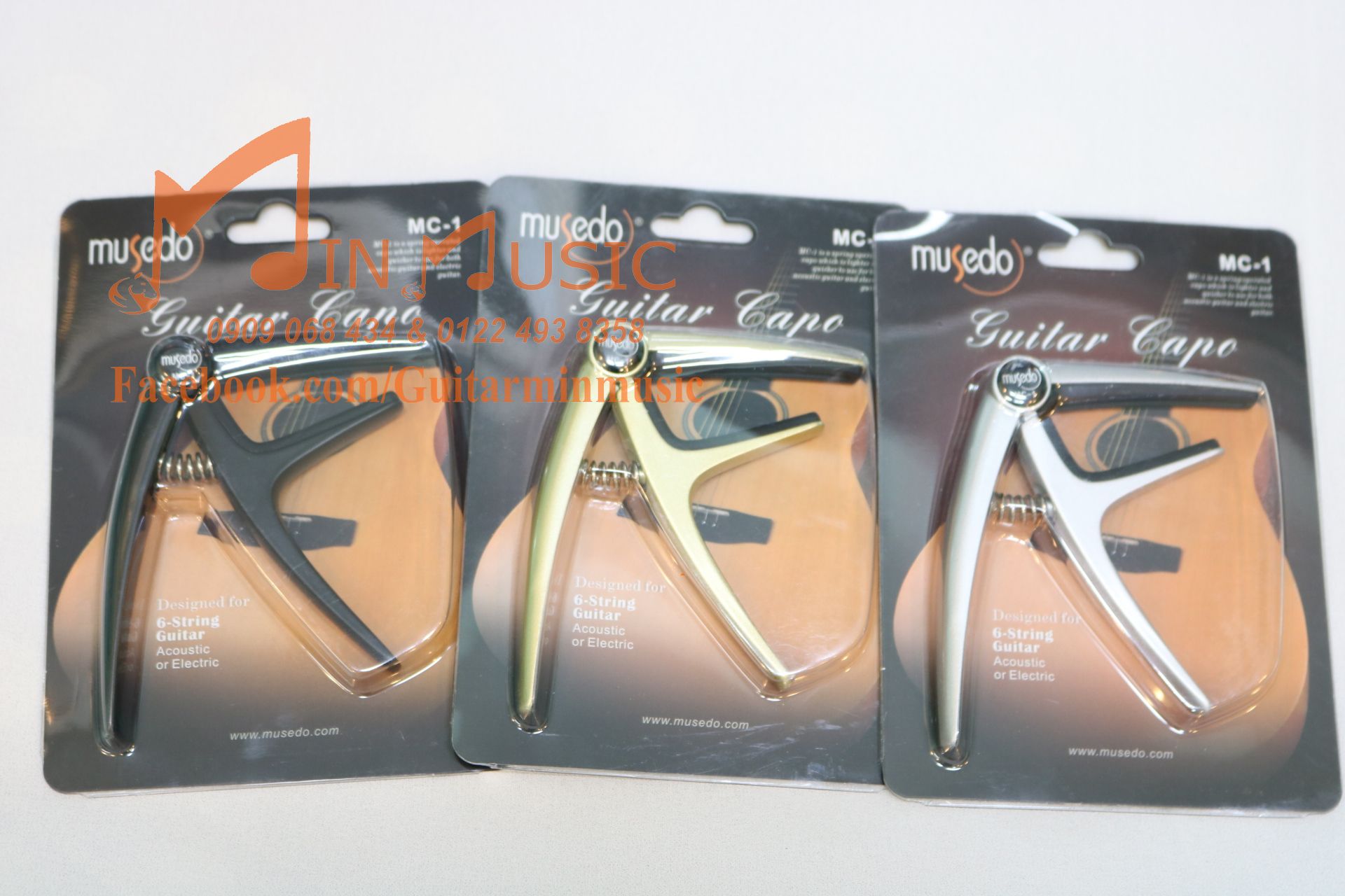 Capo guitar Acoustic Musedo MC1 (capo dùng cho đàn dây sắt)