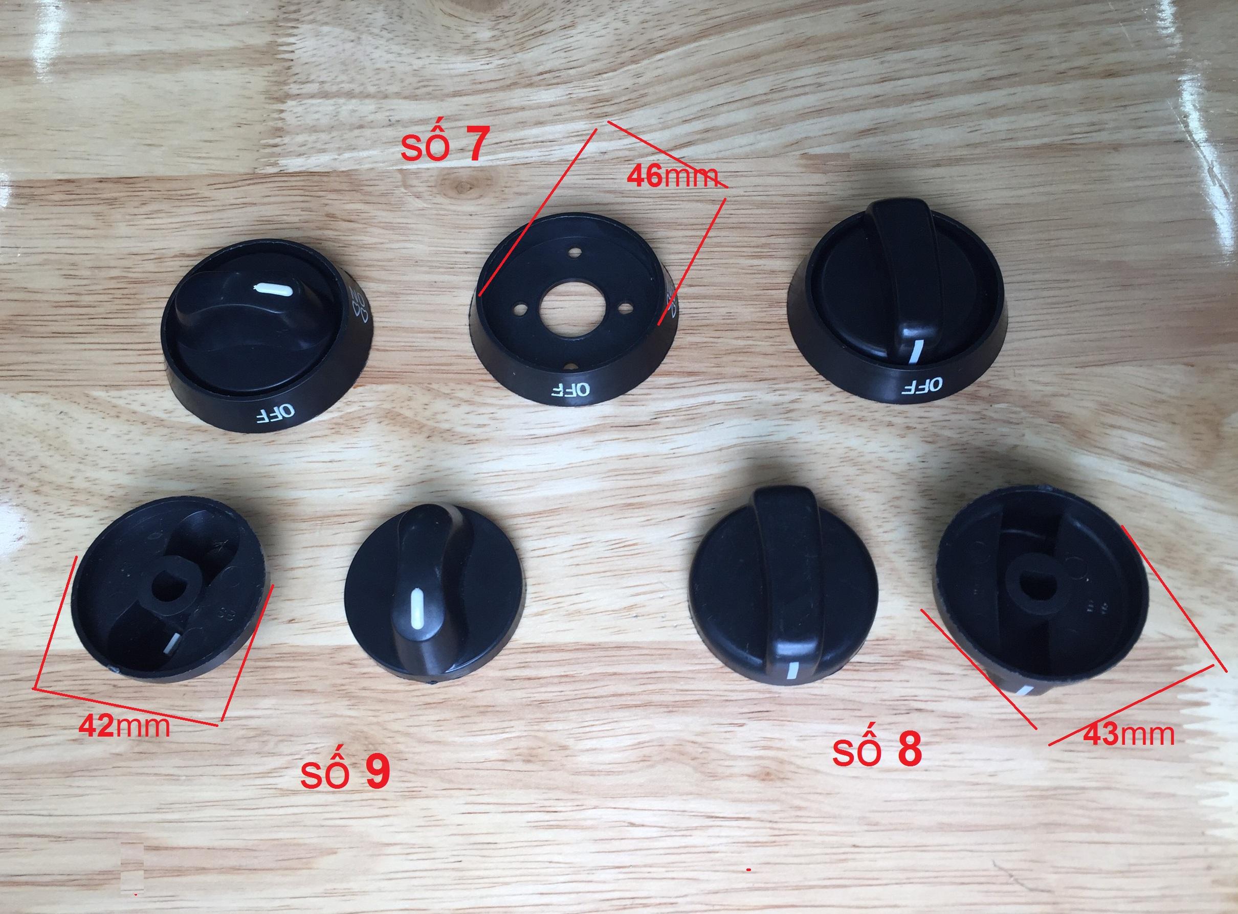 Bộ núm vặn bếp gas bằng nhựa chất lượng cao