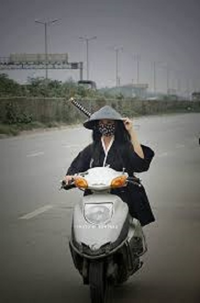 Nón lá cổ trang dạng nón chóp