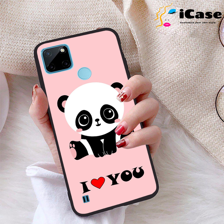 Ốp lưng Realme C21Y viền dẻo TPU BST Panda