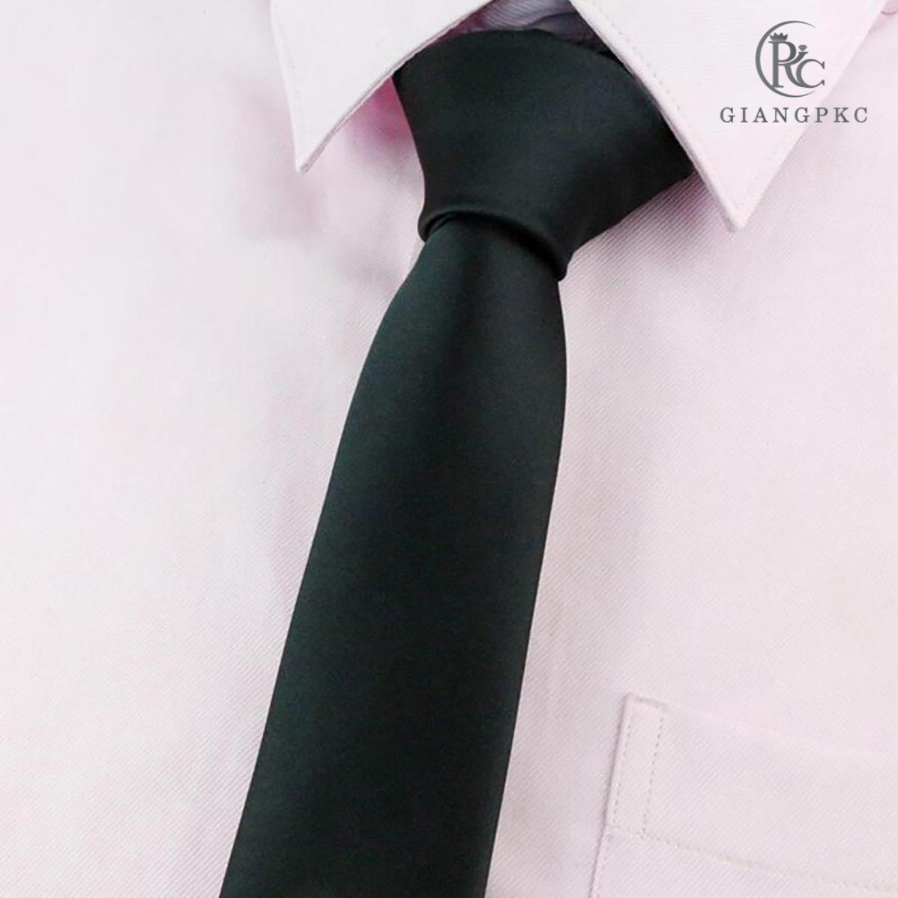 [HCM]Cà vạt nam thắt sẵn bản 5cm có dây kéo phi bóng